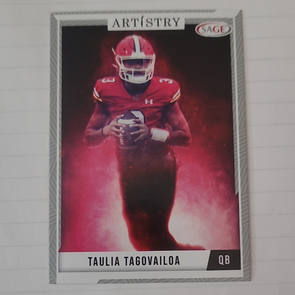 Sage Artistry Taulia Tagovailoa Card